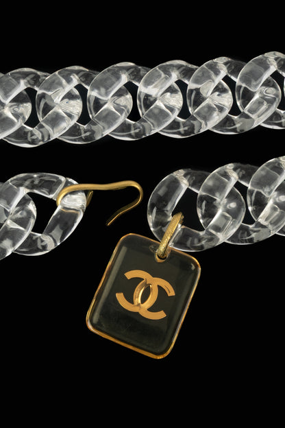 Ceinture en lucite Chanel Croisière 1995