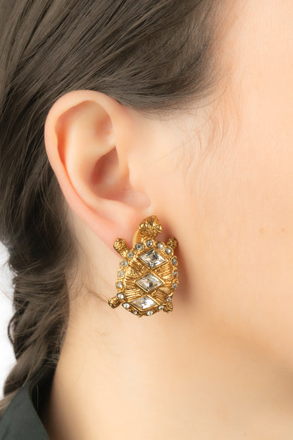 Boucles d'oreilles tortues Dior