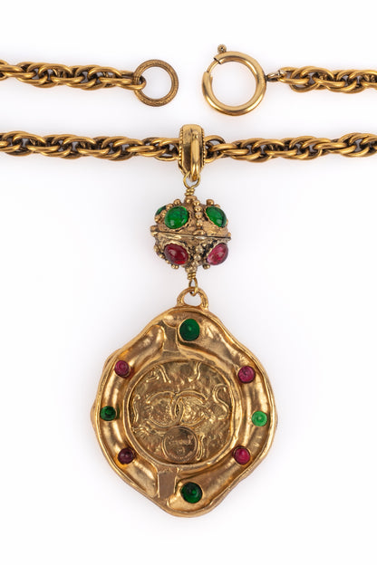 Collier pendentif Chanel 1990's