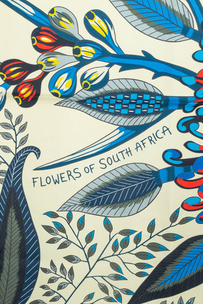 Foulard "Fleurs d'Afrique du Sud" Hermès