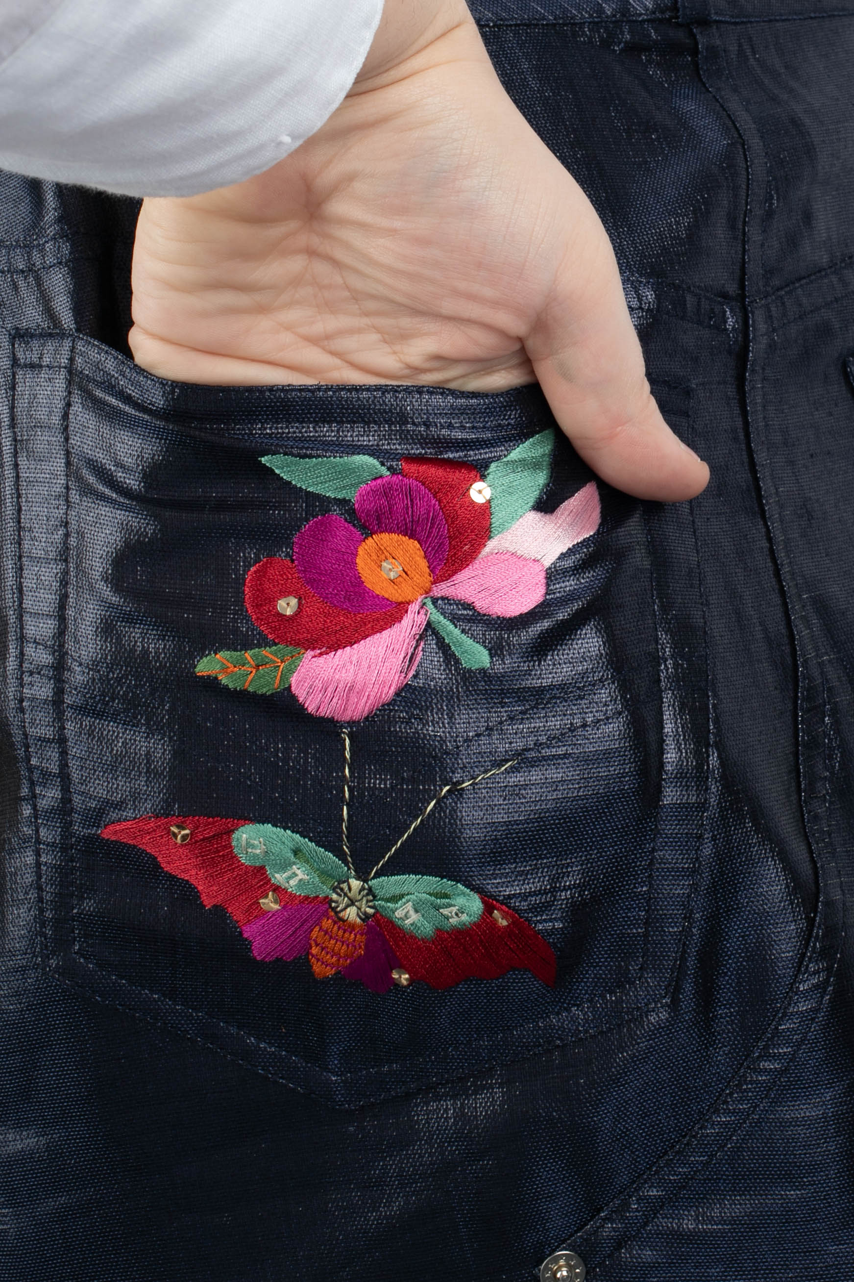 Jupe en lamé John Galliano