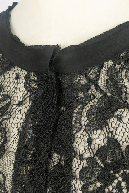 Haut en dentelle noire Dolce&Gabanna