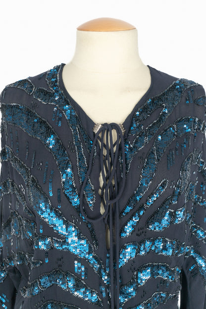 Robe perlées Roberto Cavalli