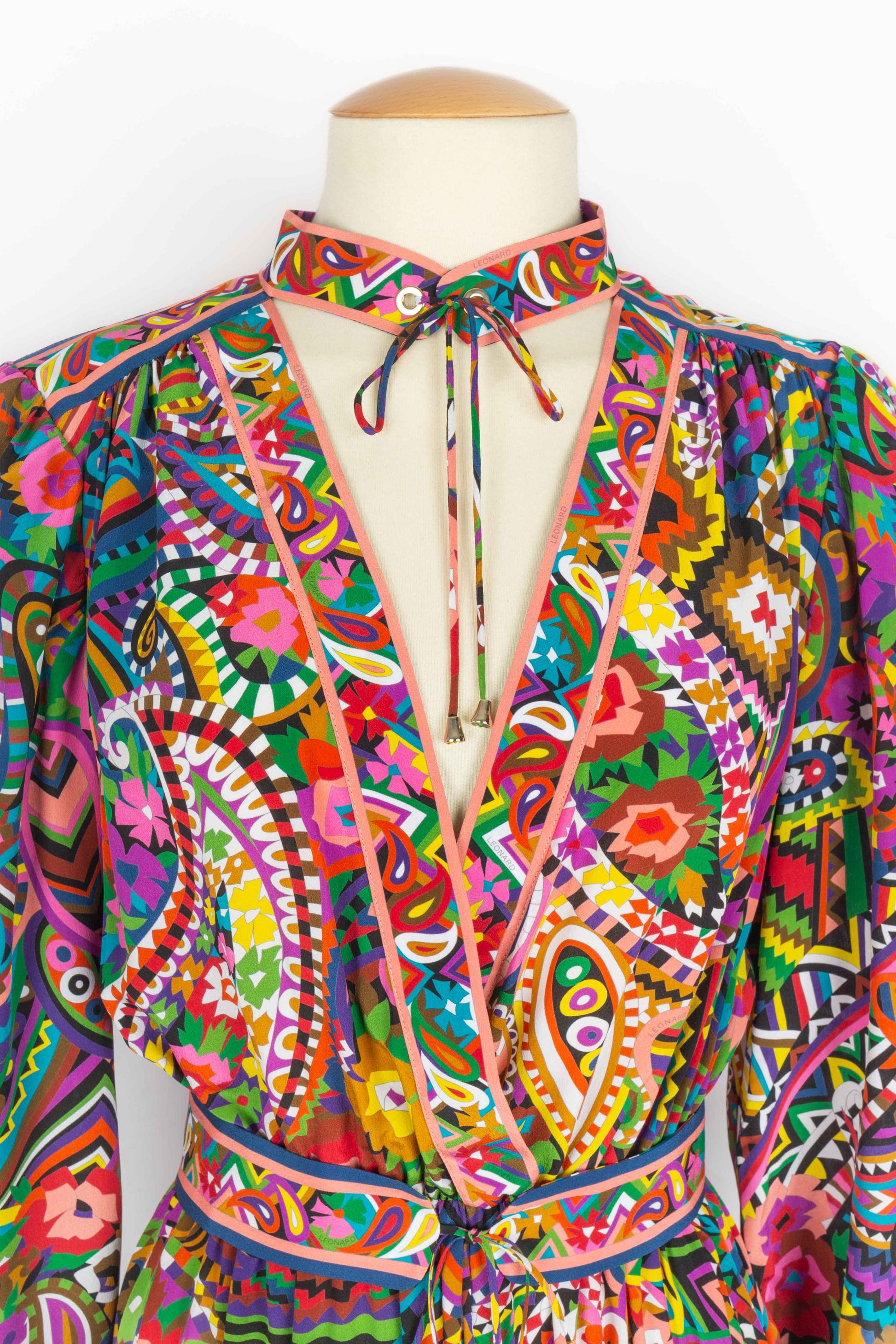 Robe en soie Léonard