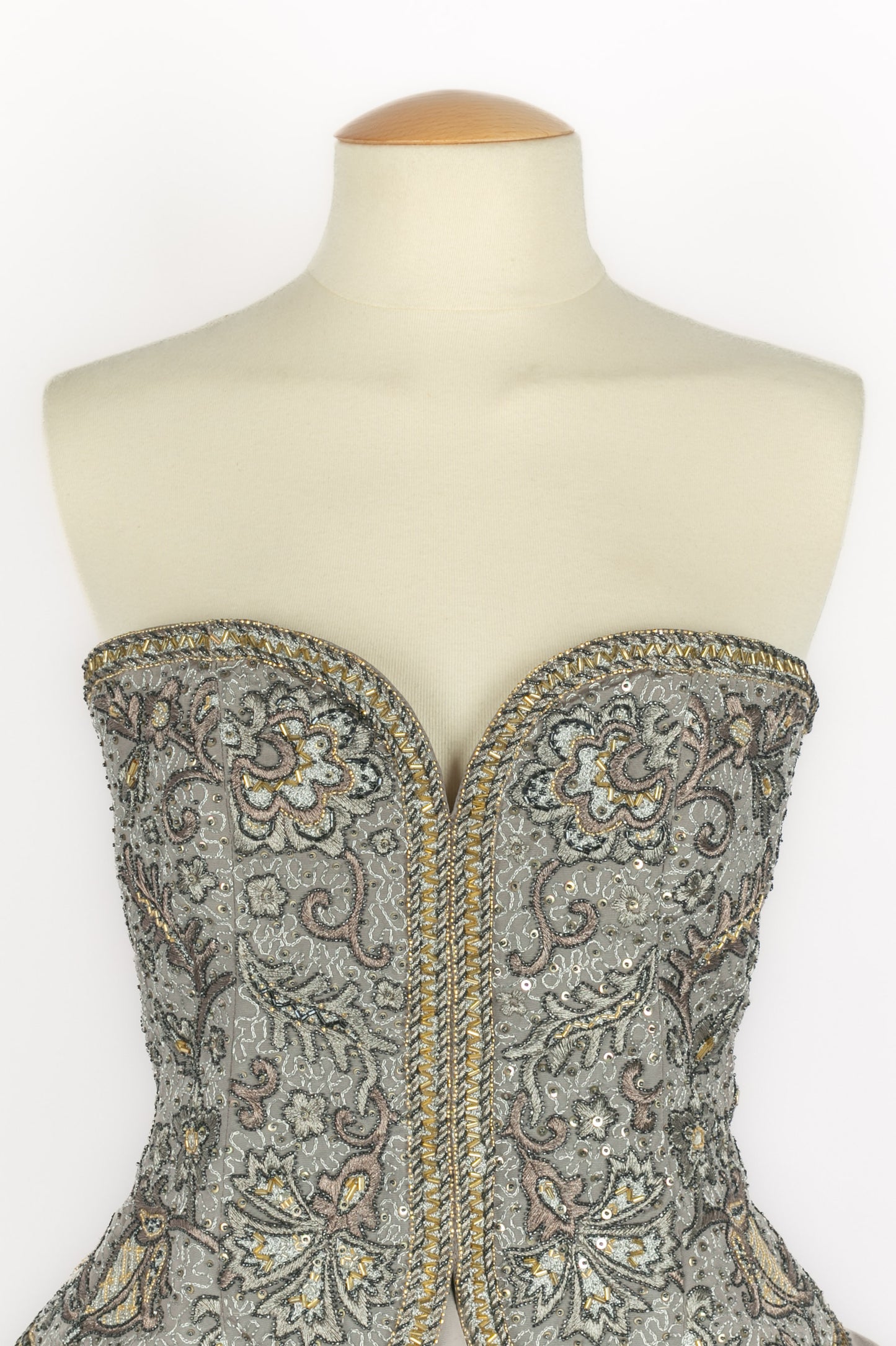Robe bustier Nina Ricci Haute Couture