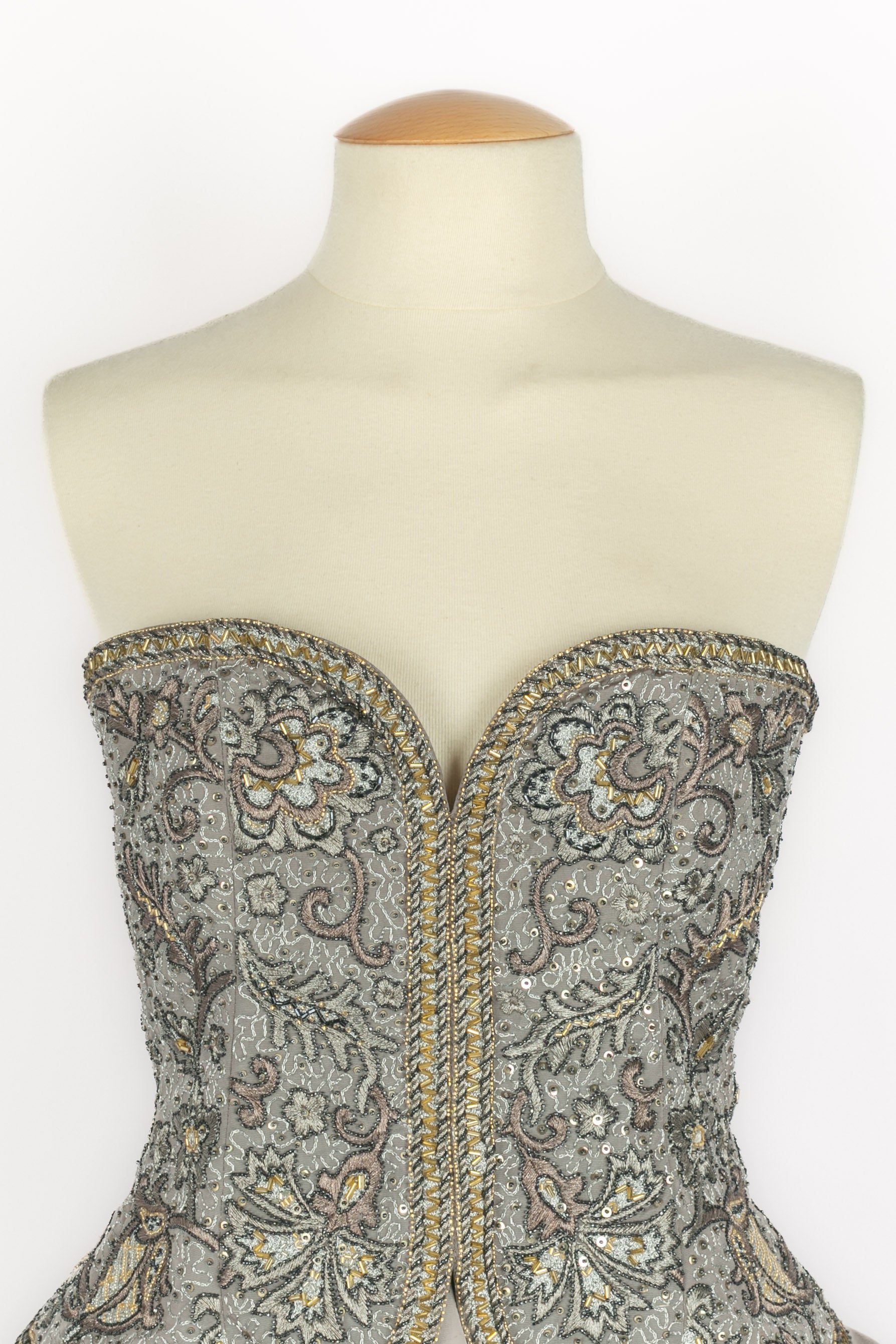 Robe bustier Nina Ricci Haute Couture