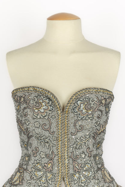 Robe bustier Nina Ricci Haute Couture