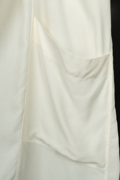 Longue veste blanche Alaïa 1985's