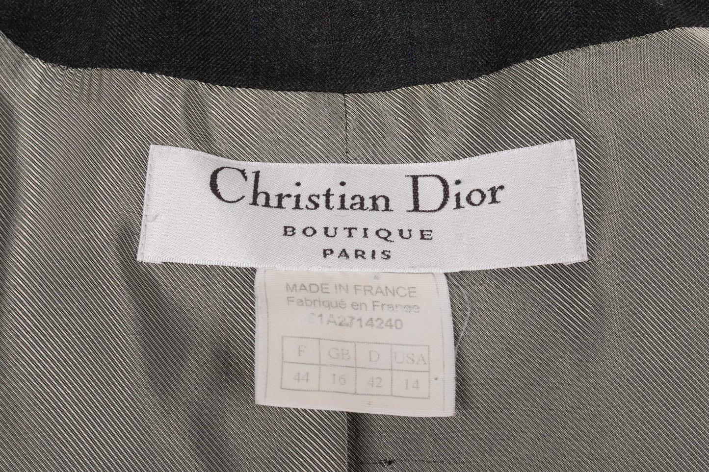 Tailleur pantalon Dior