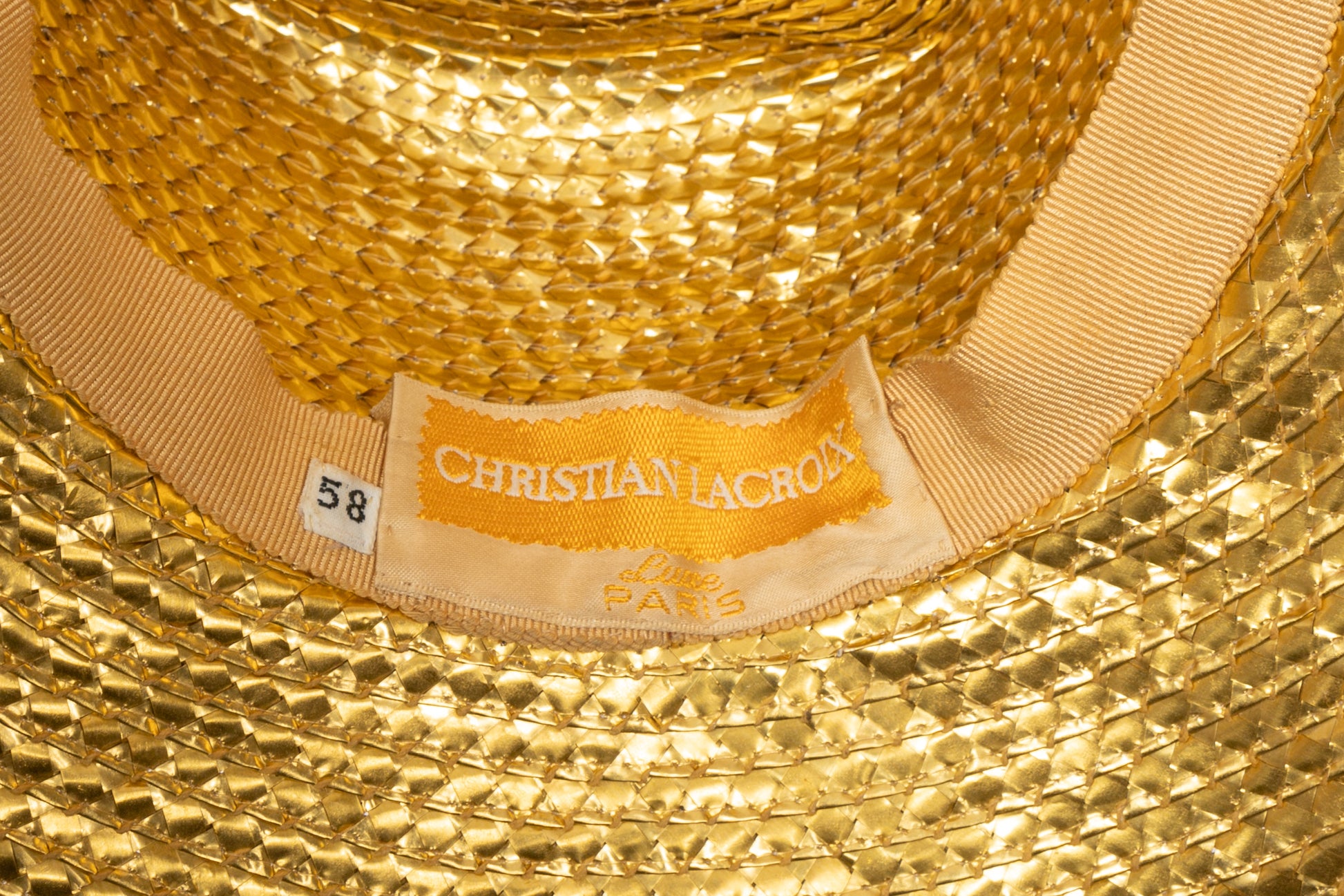 Chapeau Christian Lacroix Haute Couture Printemps 1992