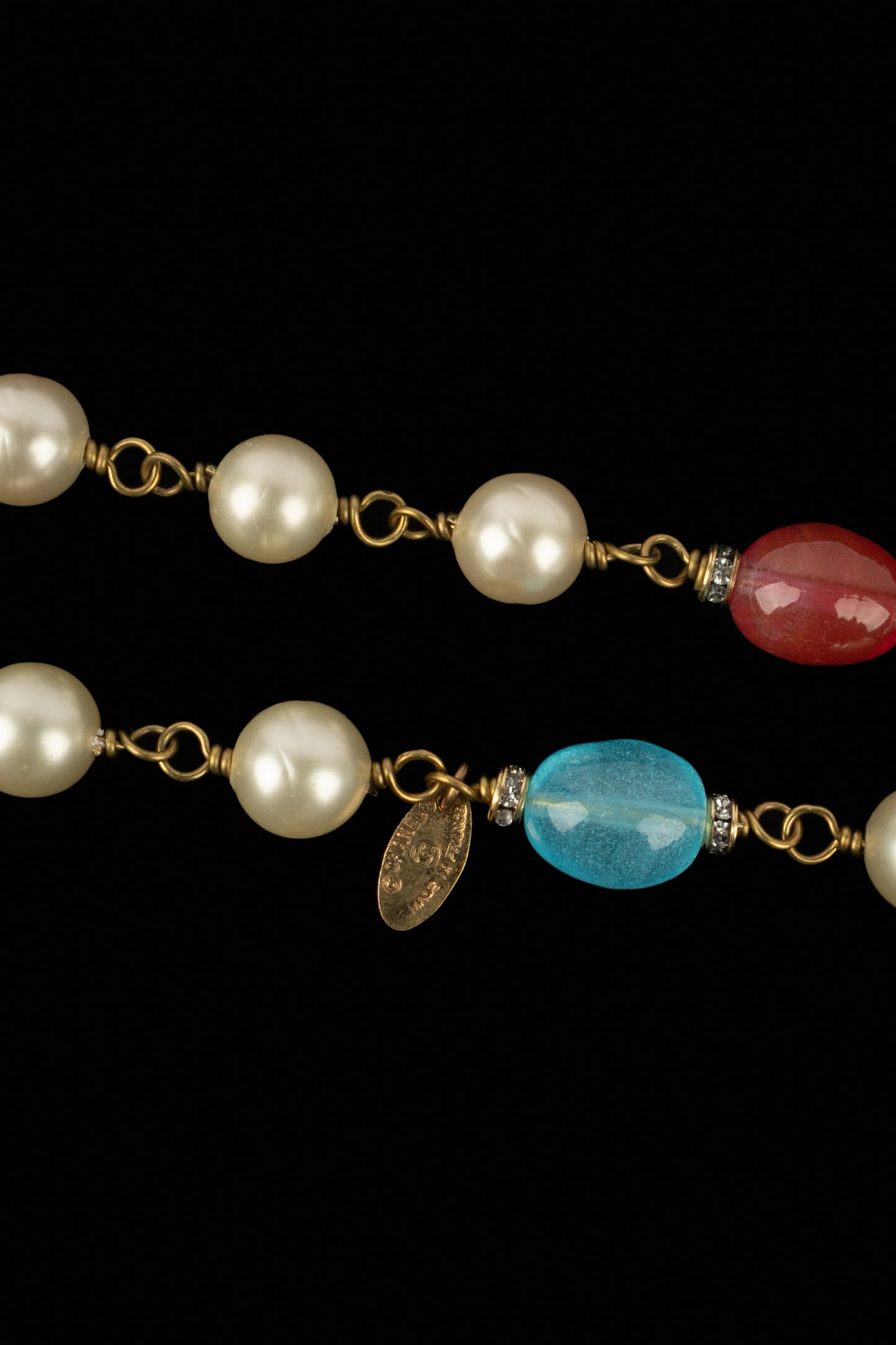 Collier de perles Chanel 1980's