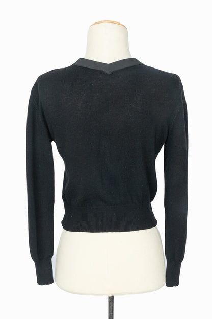 Cardigan noir Chanel