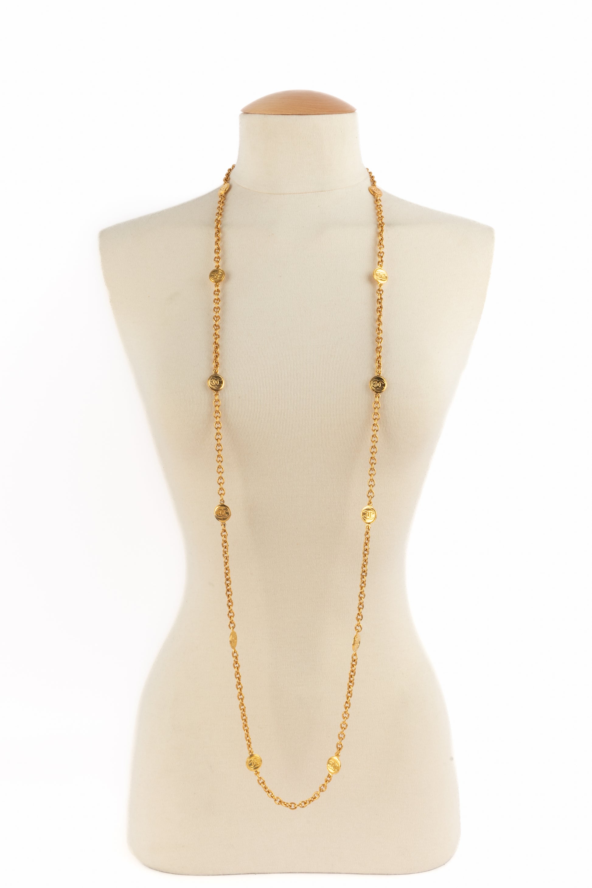 Collier cc Chanel 1985-1990