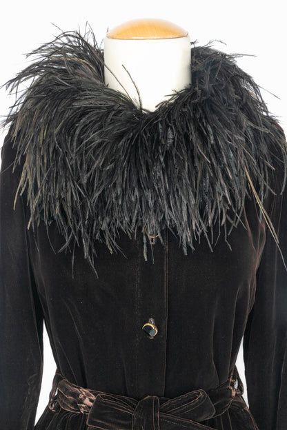Veste Yves Saint Laurent Haute Couture 1980's