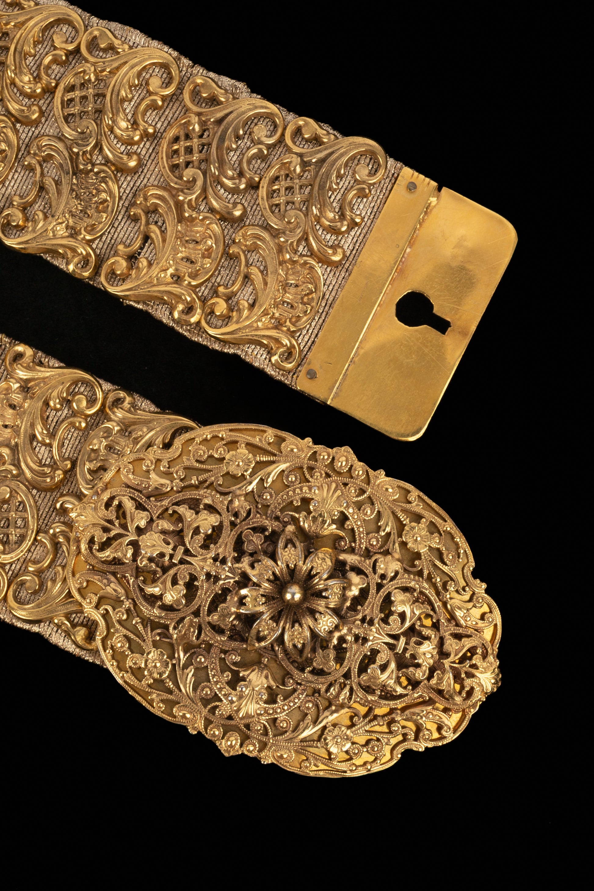 Ceinture Chanel Haute Couture époque Coco