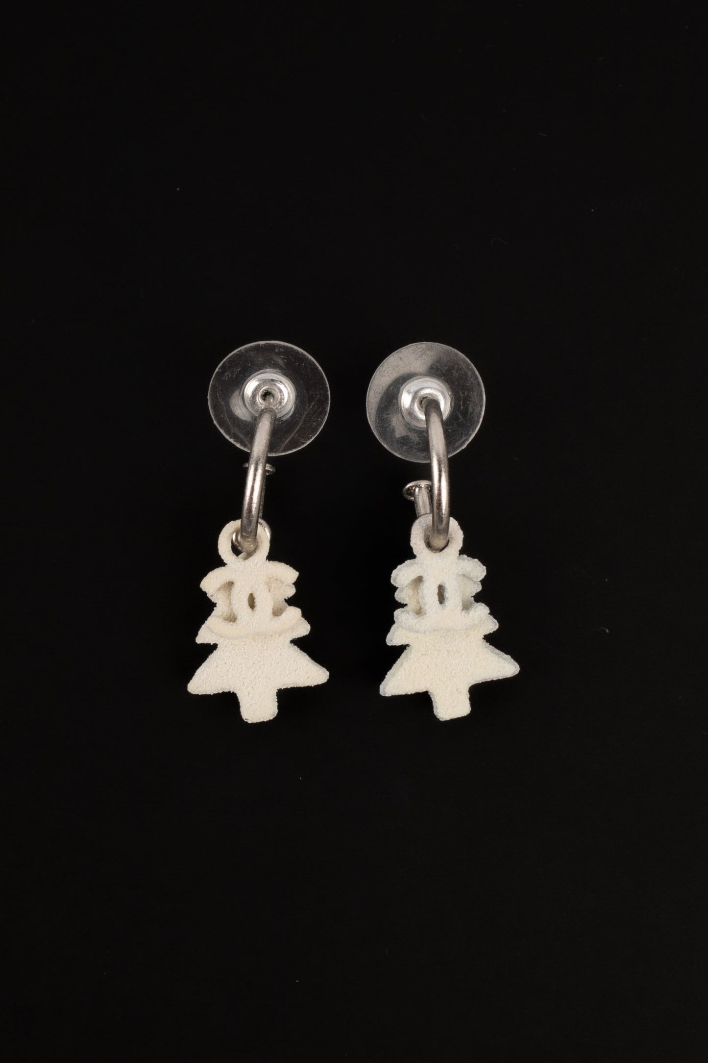 Boucles d'oreilles Chanel neige