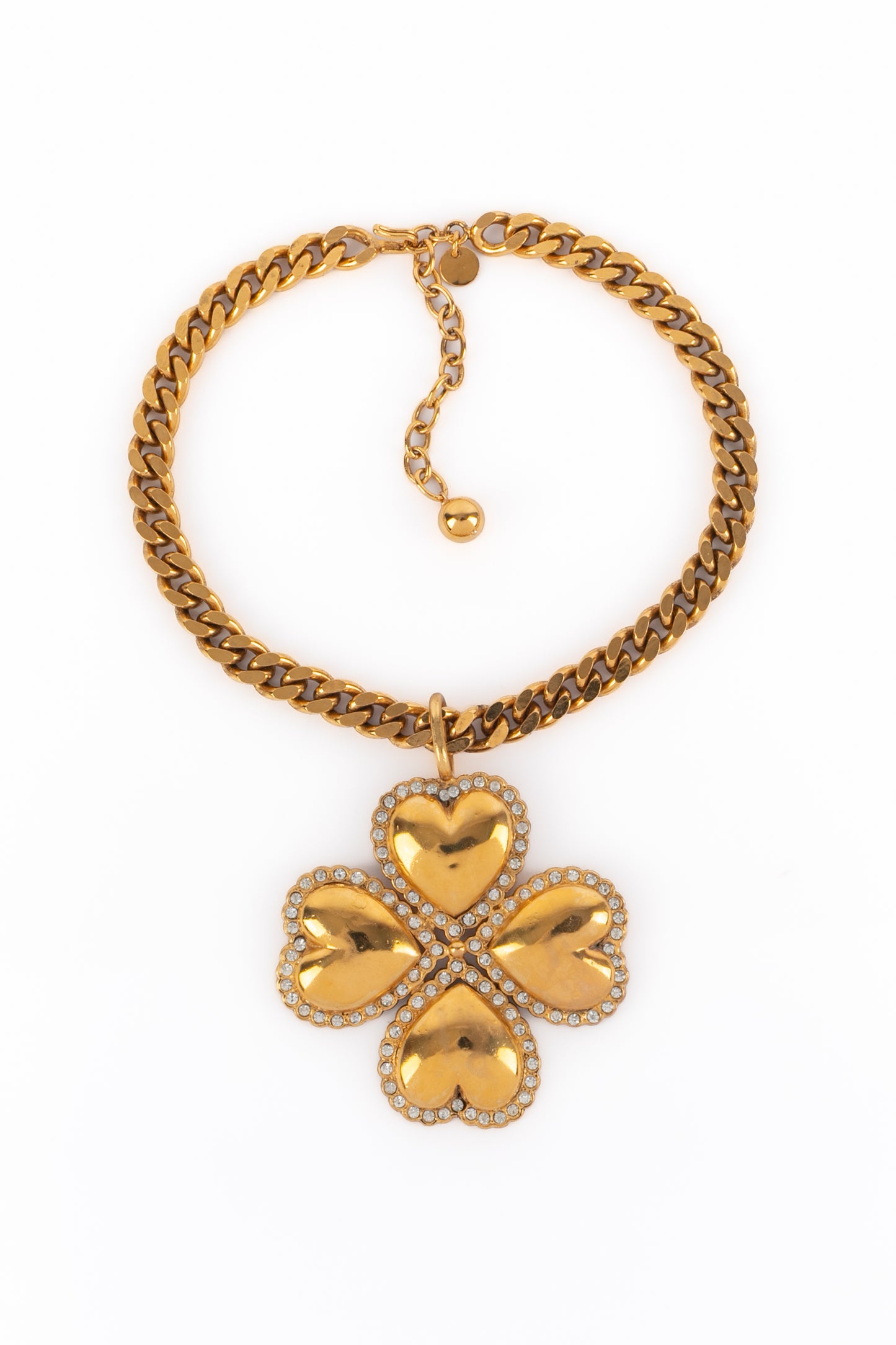 Collier trèfle Chanel 1985's