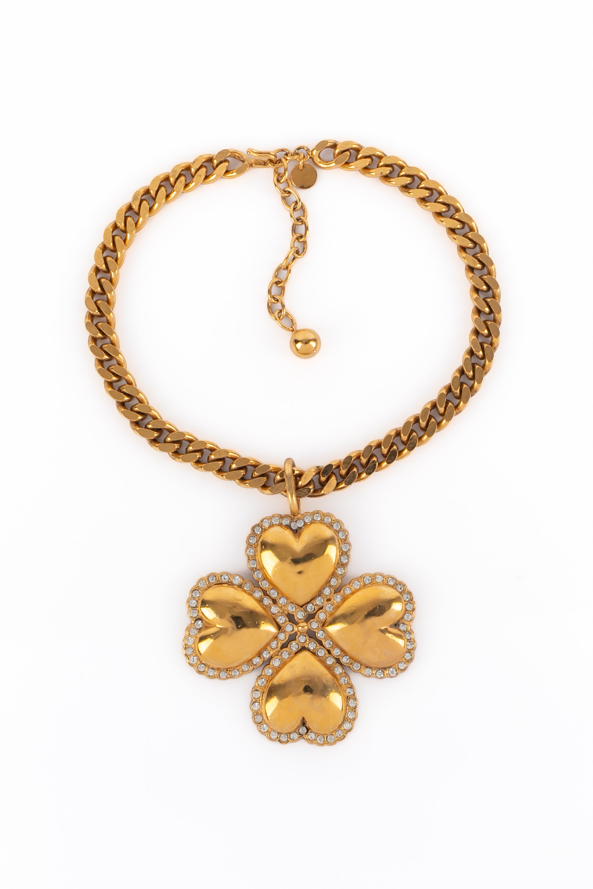 Collier trèfle Chanel 1985's