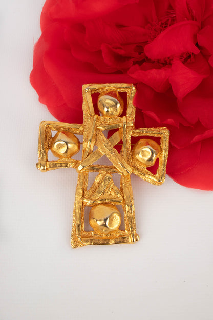 Broche croix Lacroix