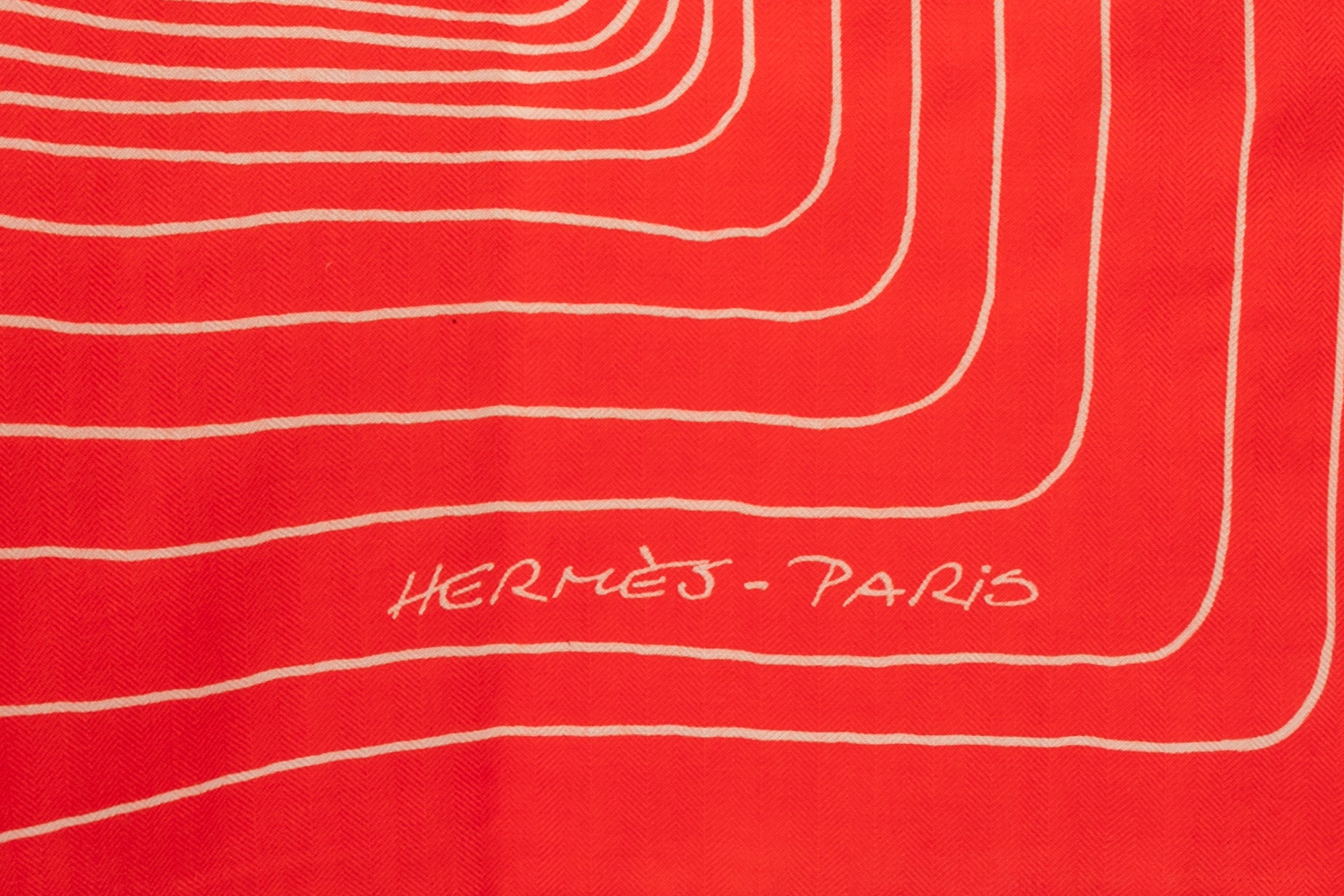 Foulard "Pégase Paysage" Hermès
