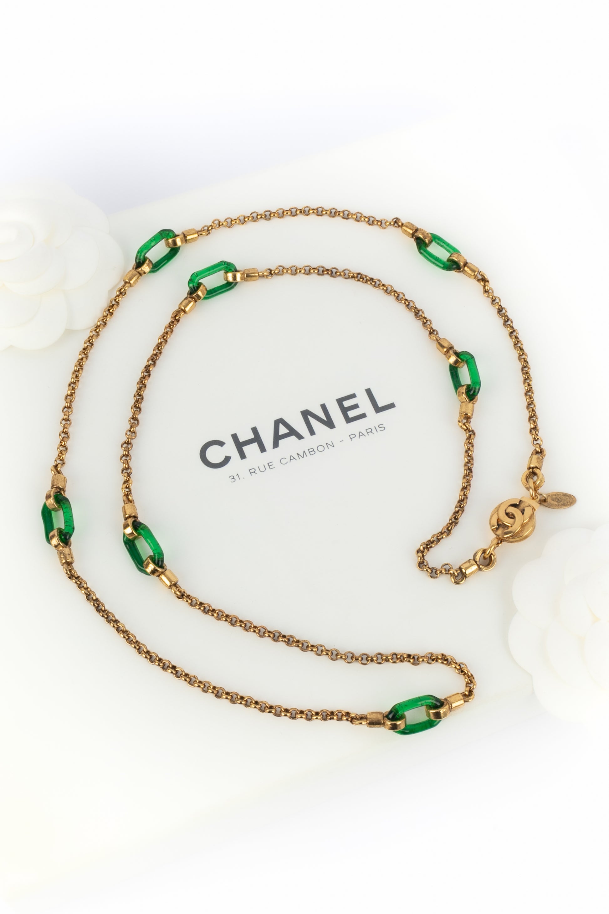 Collier fin Chanel 1980's