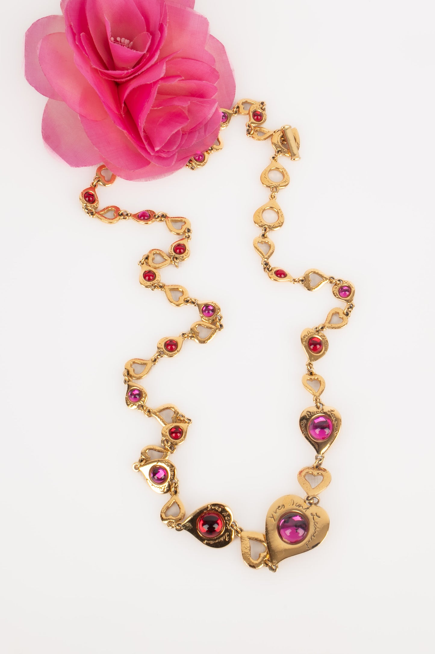 Collier coeurs Yves Saint Laurent