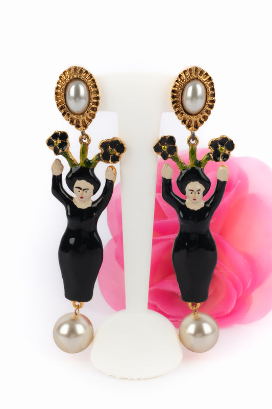 Boucles d'oreilles Christian Lacroix Eté 1994