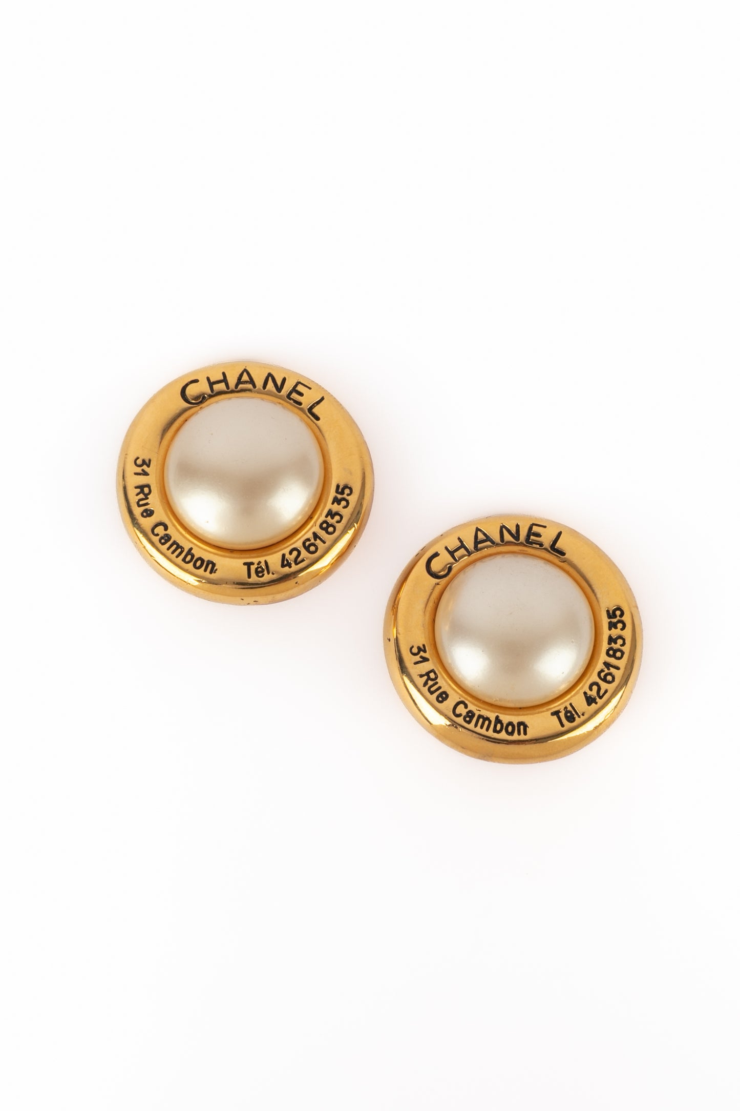Boucles d'oreilles Chanel 1989's
