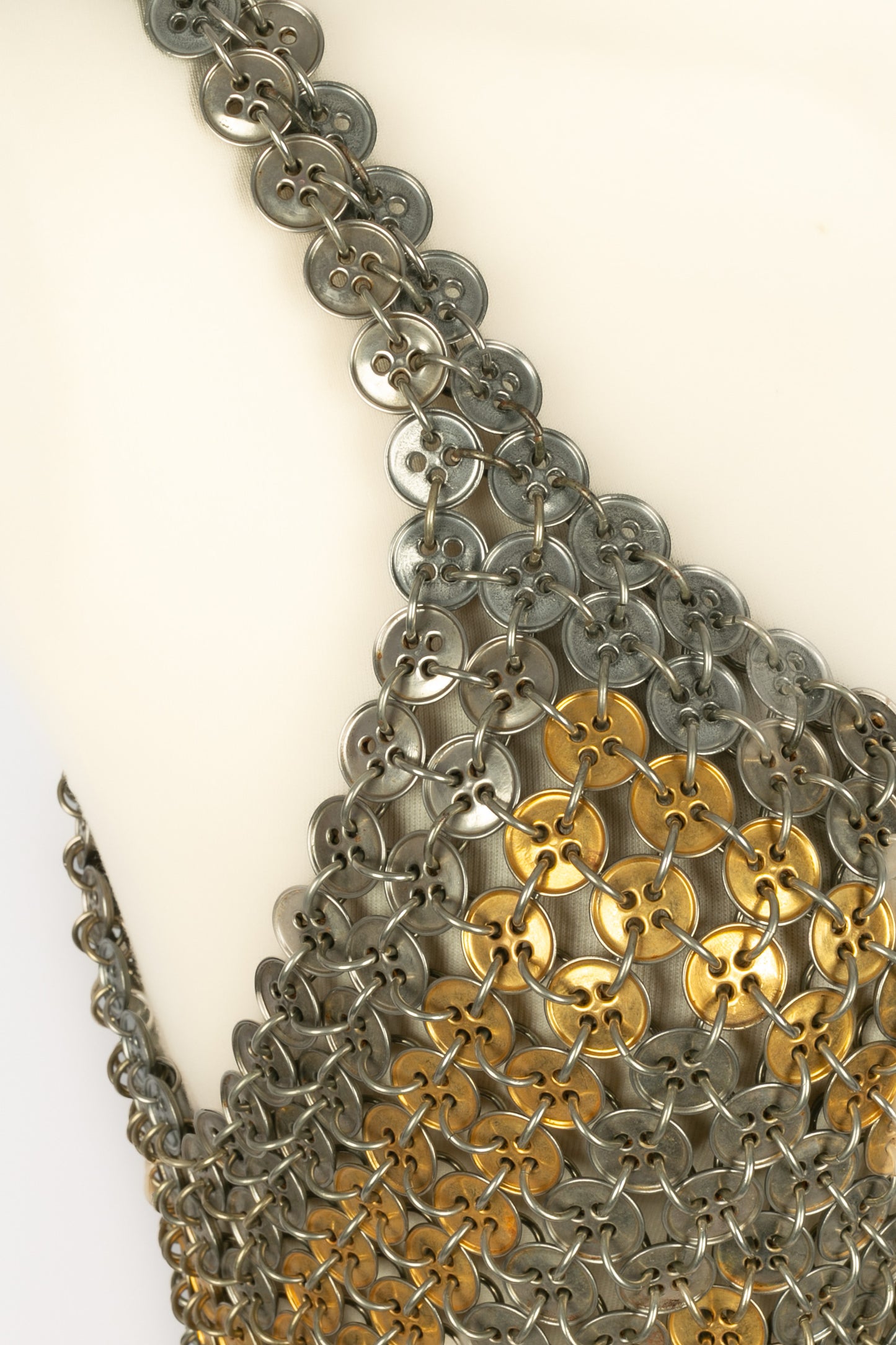 Top "Boutons" Paco Rabanne Haute Couture Eté 1970