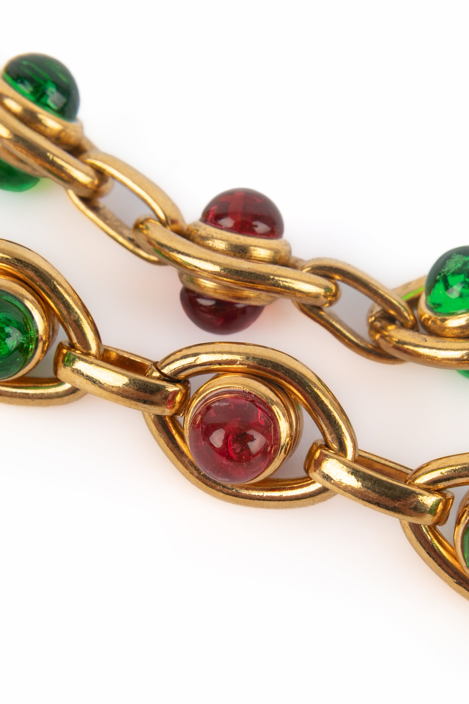 Collier en pâte Chanel 1990's