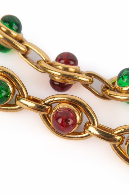 Collier en pâte Chanel 1990's