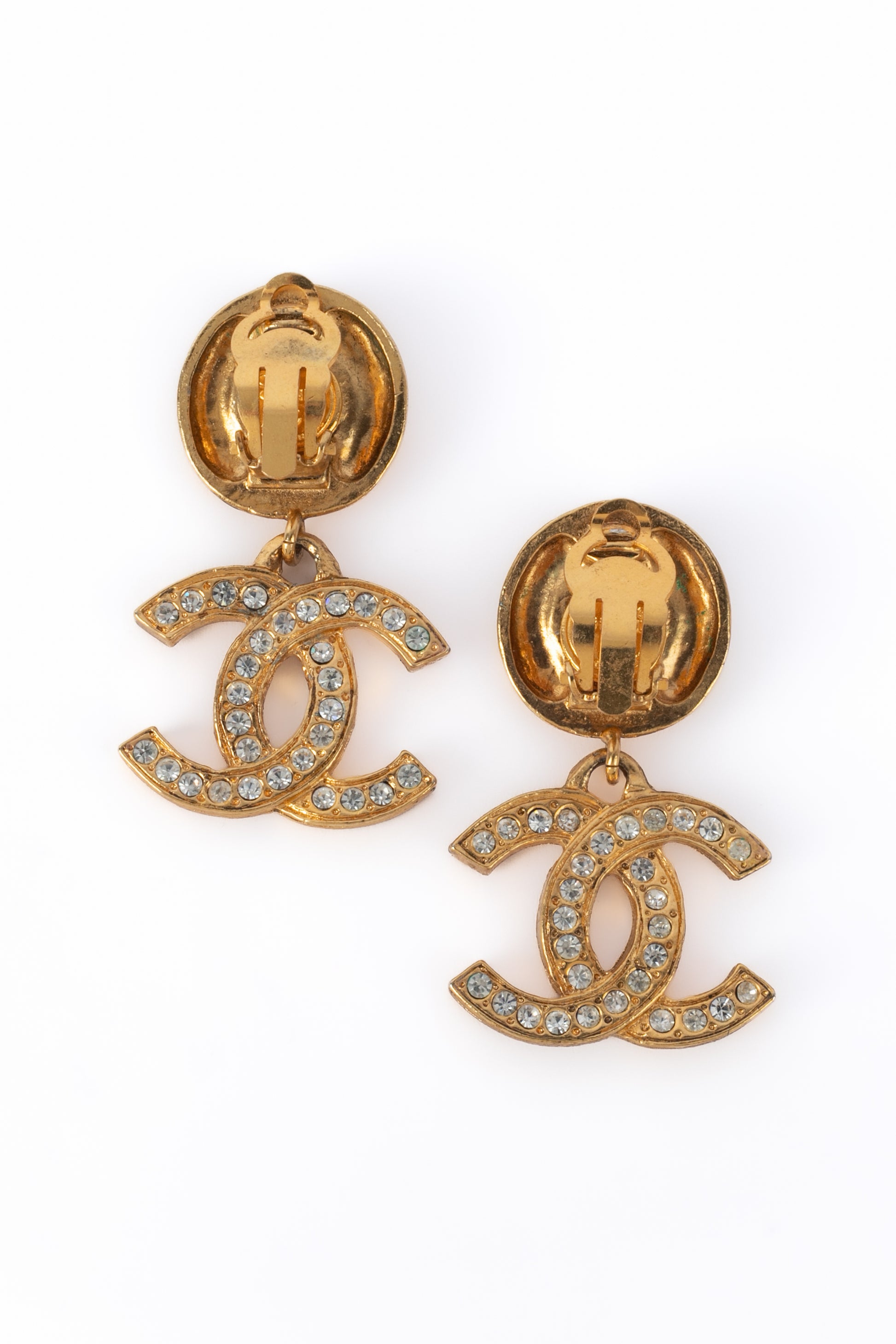 Boucles d'oreilles cc Chanel 1990's
