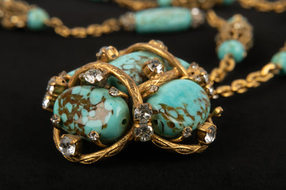 Collier turquoise ancien Chanel