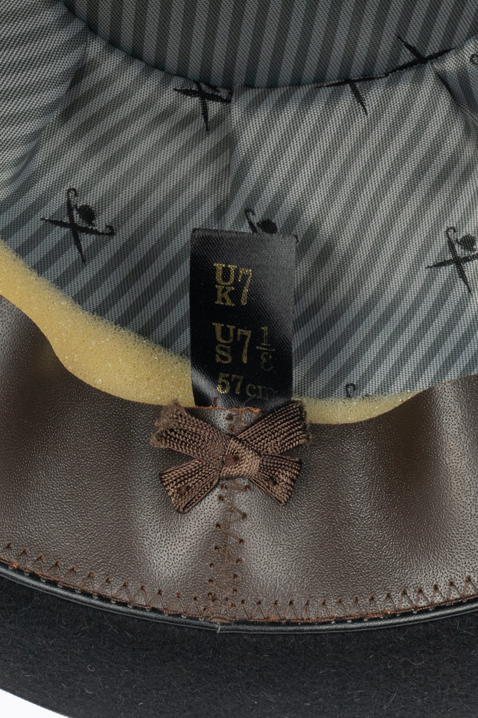 Chapeau "melon" en feutre