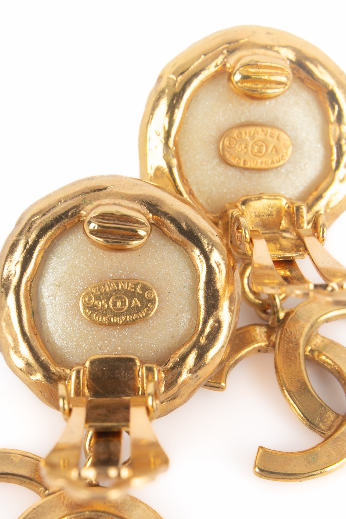 Boucles d'oreilles cc Chanel Automne 1995
