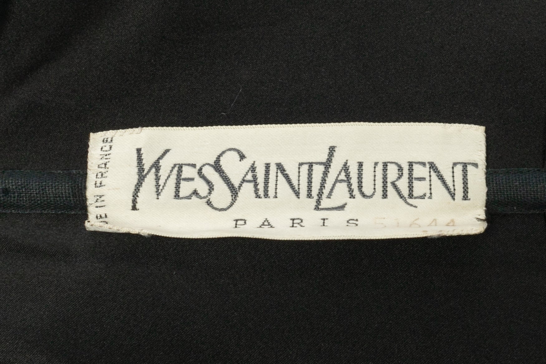 Robe en guipue Yves Saint Laurent Haute Couture 