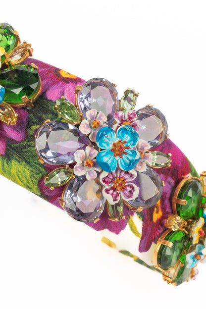 Serre-tête fleuri Dolce&Gabbana