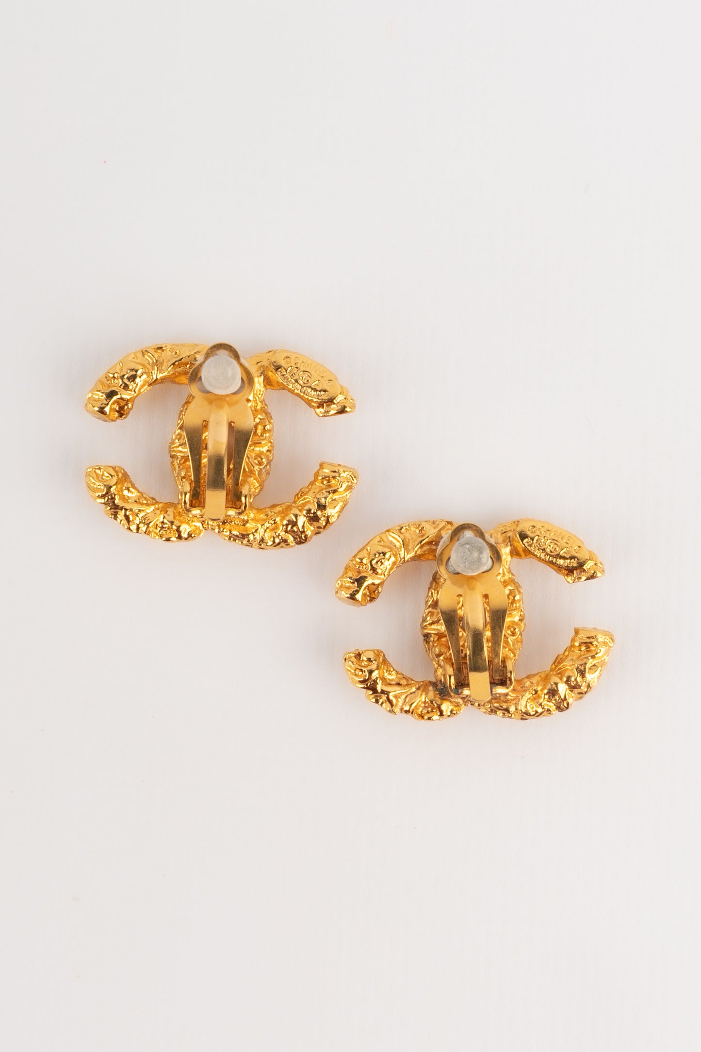 Boucles d'oreilles cc Chanel 1993