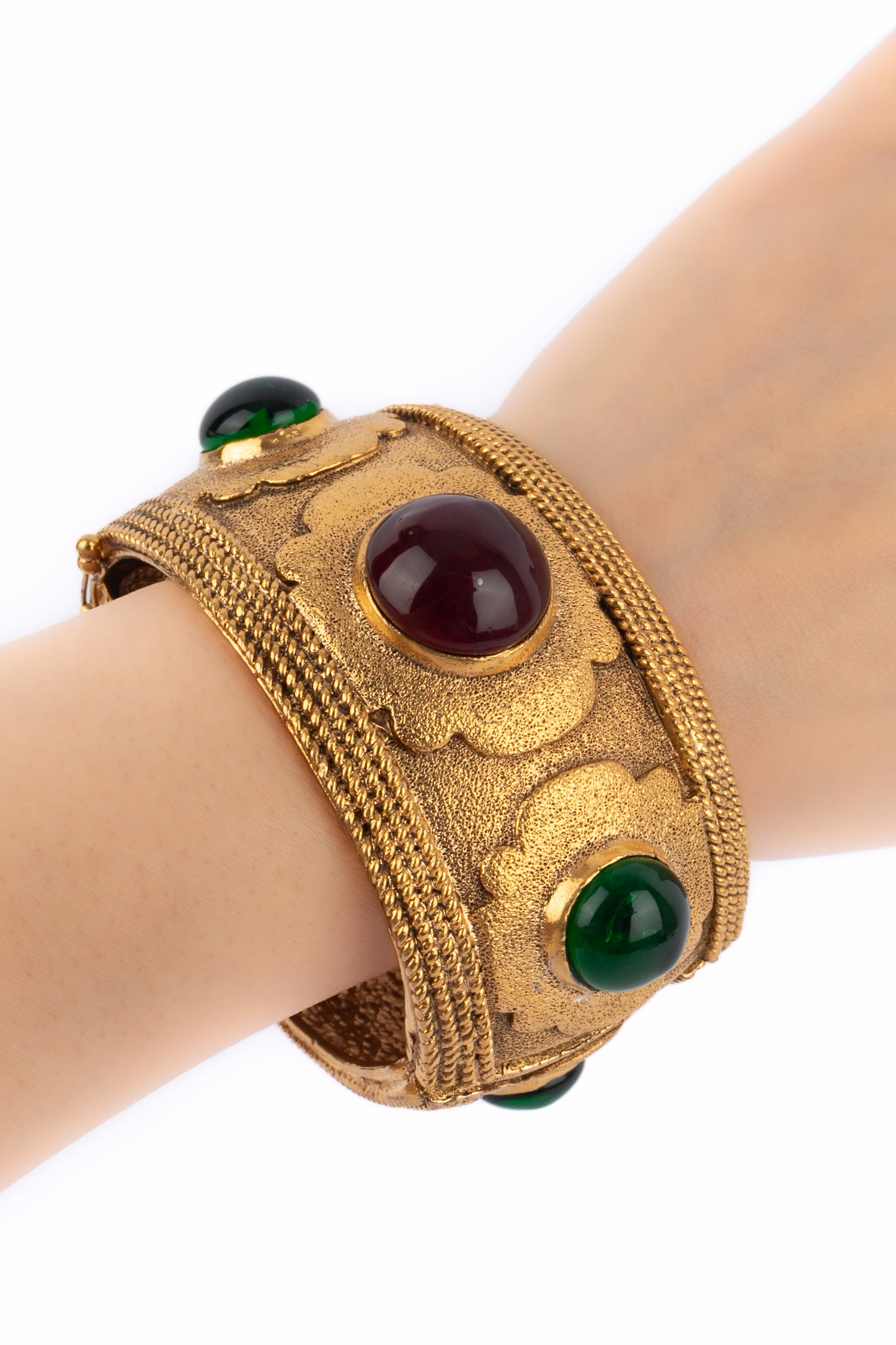 Bracelet byzantin Chanel 1980's
