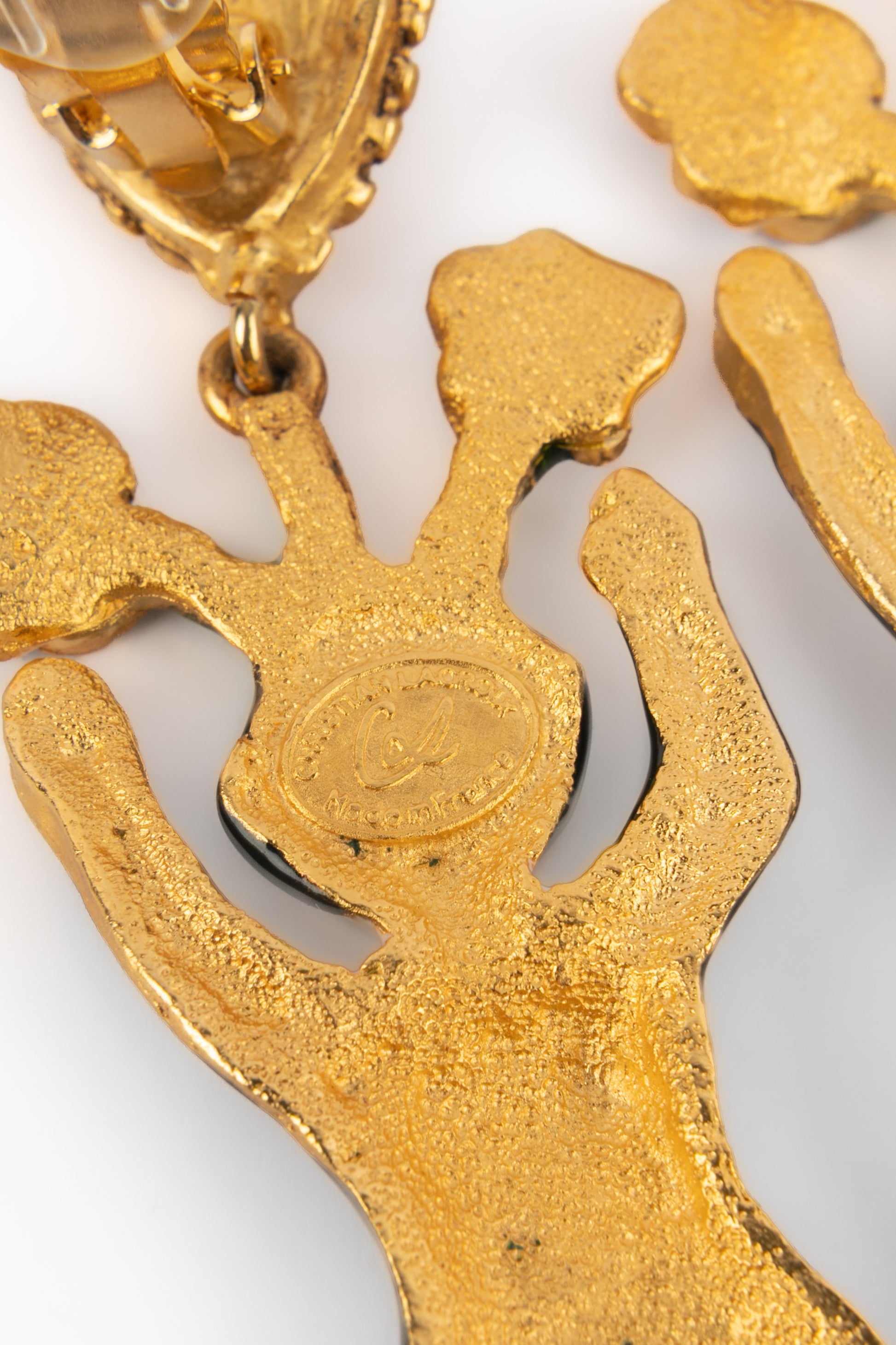 Boucles d'oreilles Christian Lacroix Eté 1994