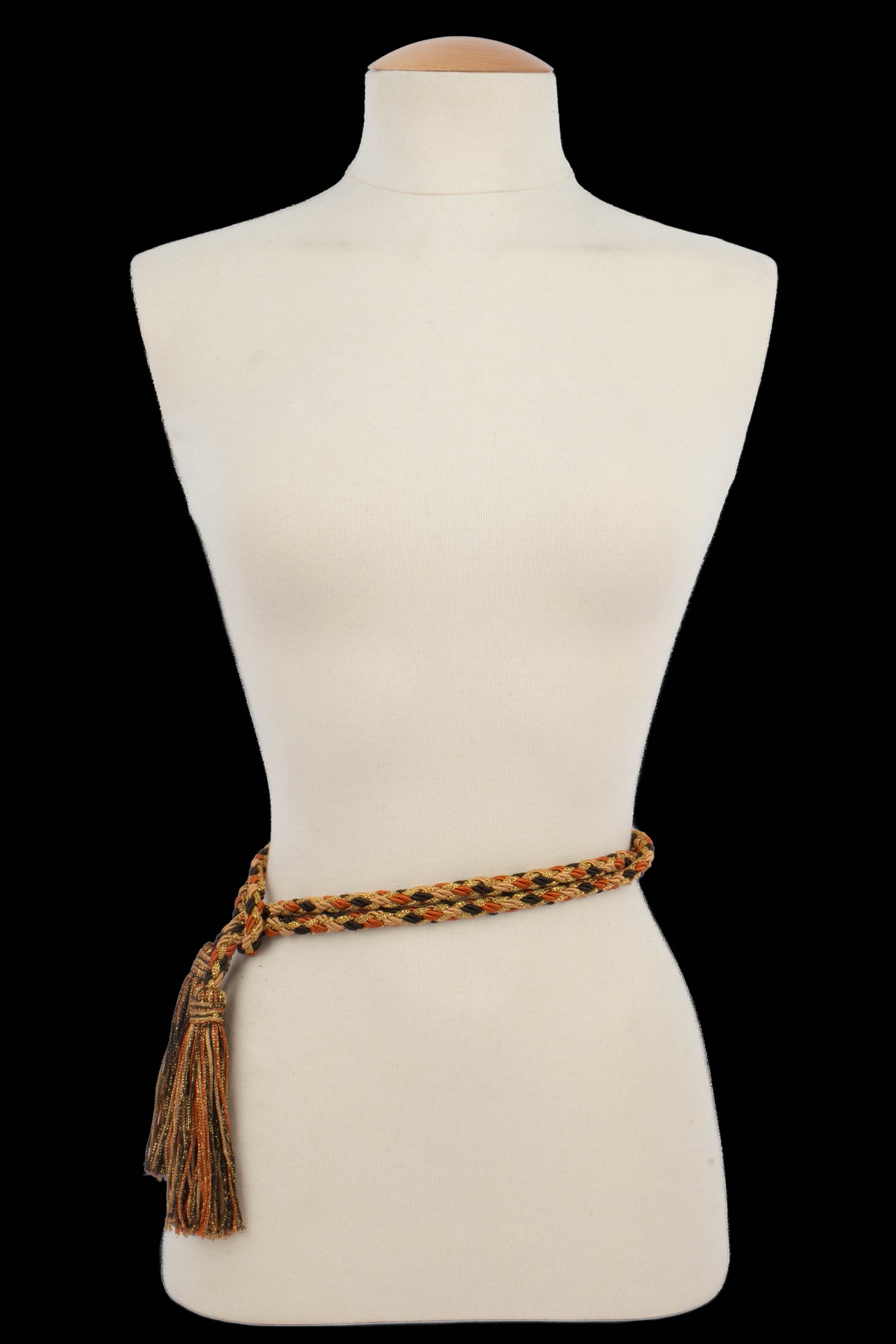 Ceinture en passementerie Yves Saint Laurent (Attribuée à)