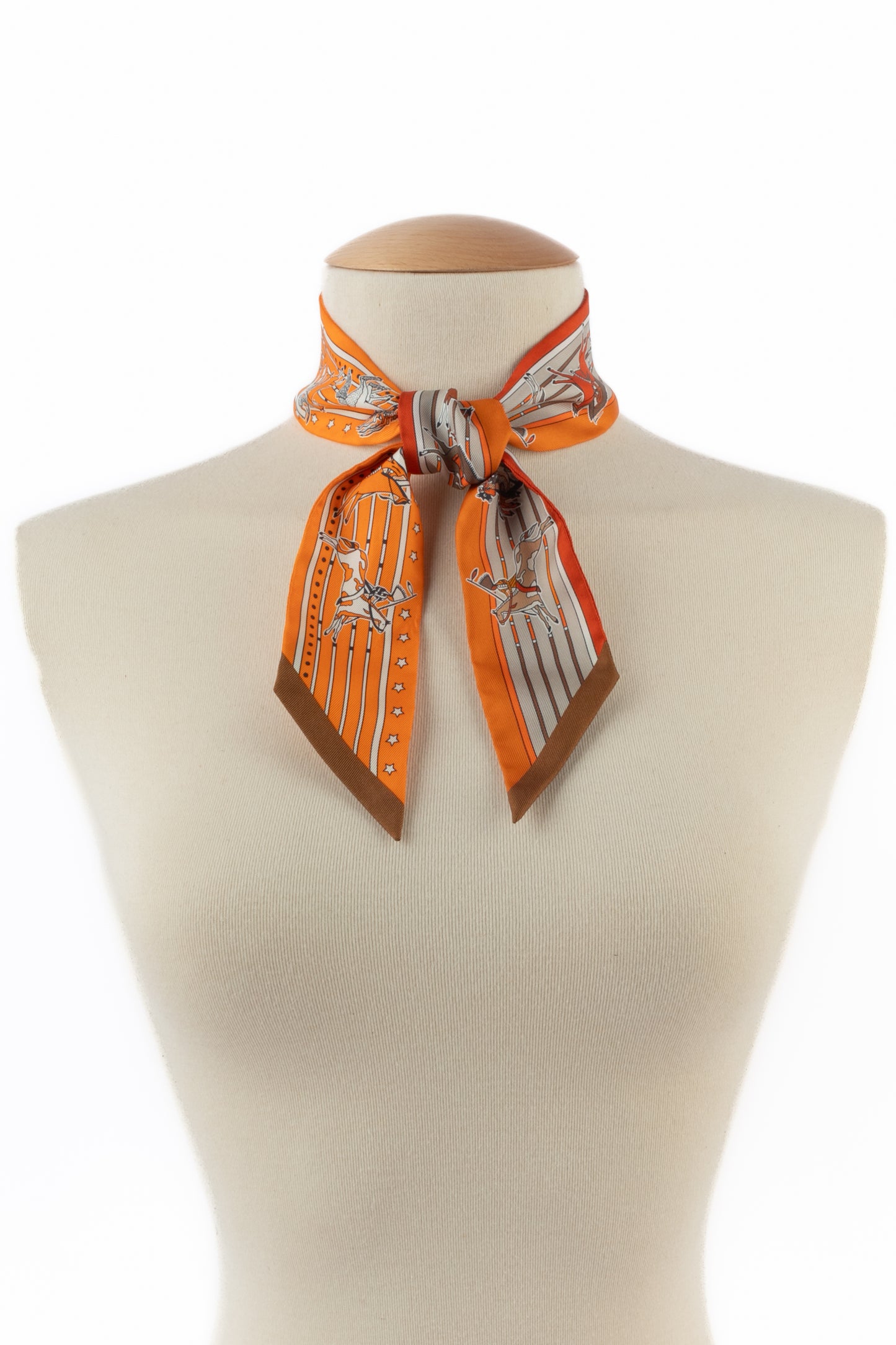 Twilly en soie Hermès