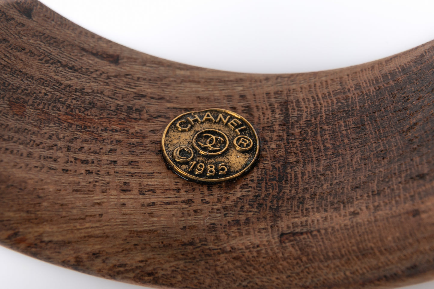 Bracelet en bois Chanel 1985