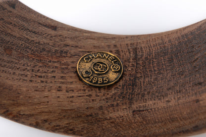Bracelet en bois Chanel 1985