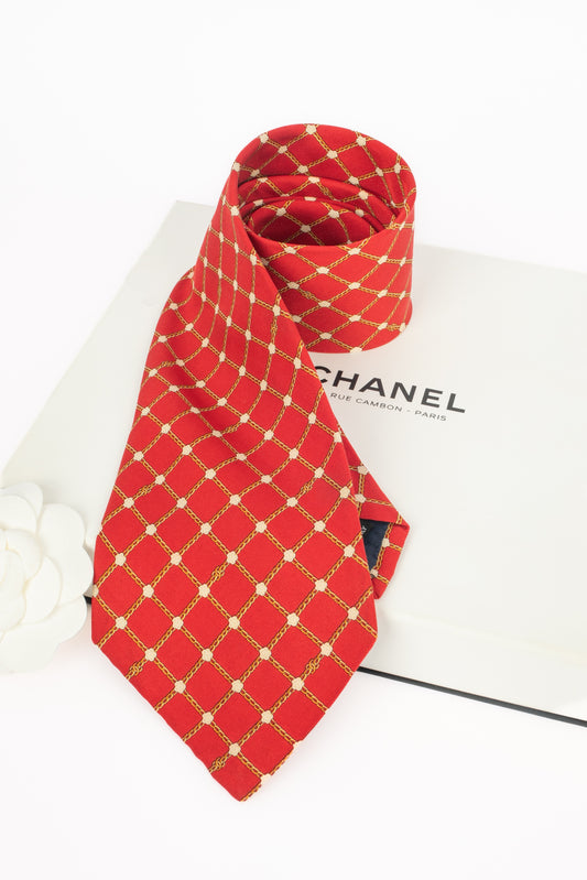 Cravate en soie Chanel