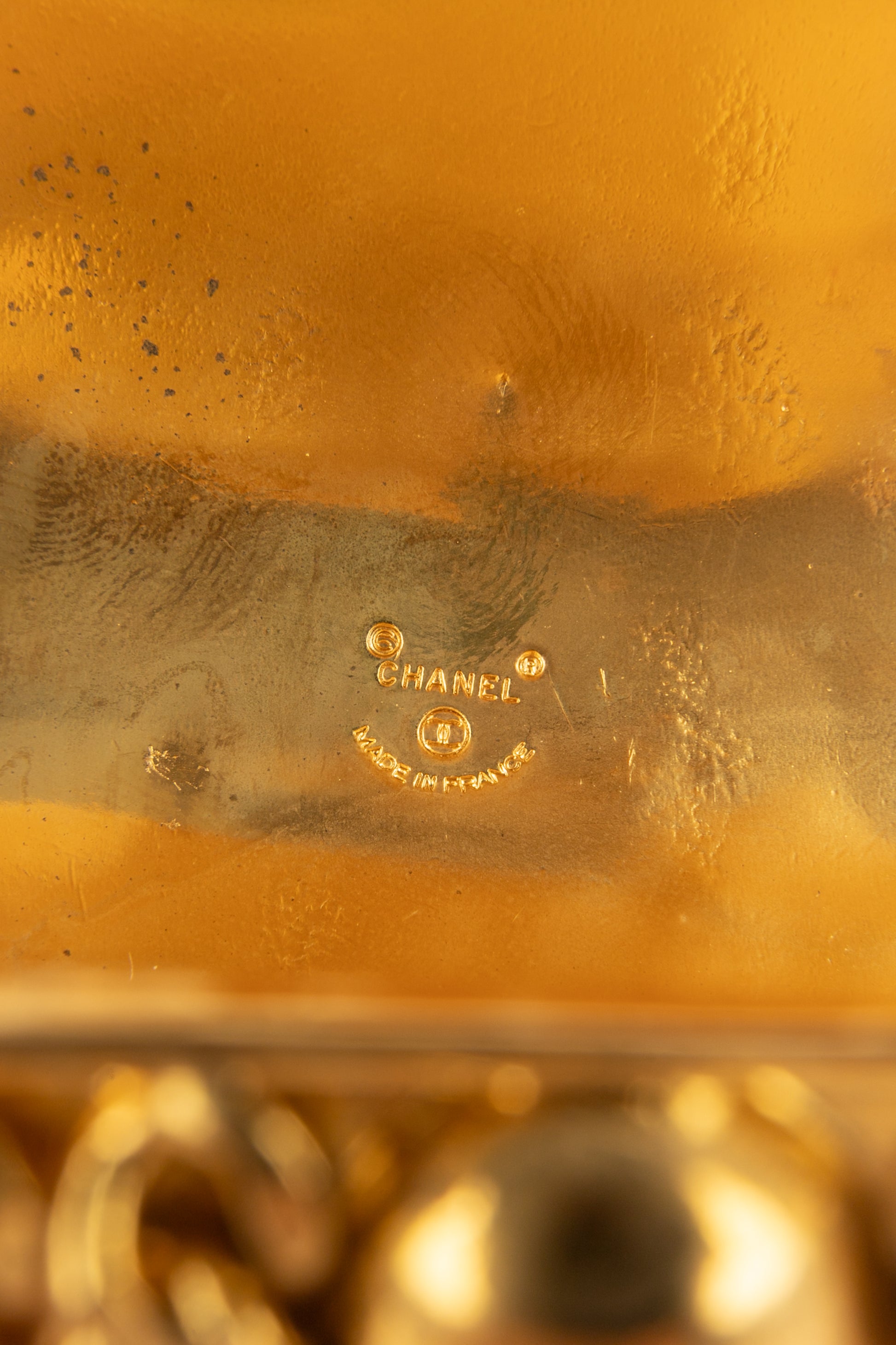 Bracelet manchette Chanel 1980's