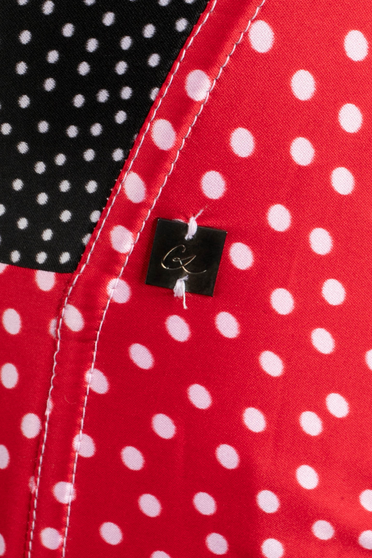 Haut bustier à pois Christian Lacroix