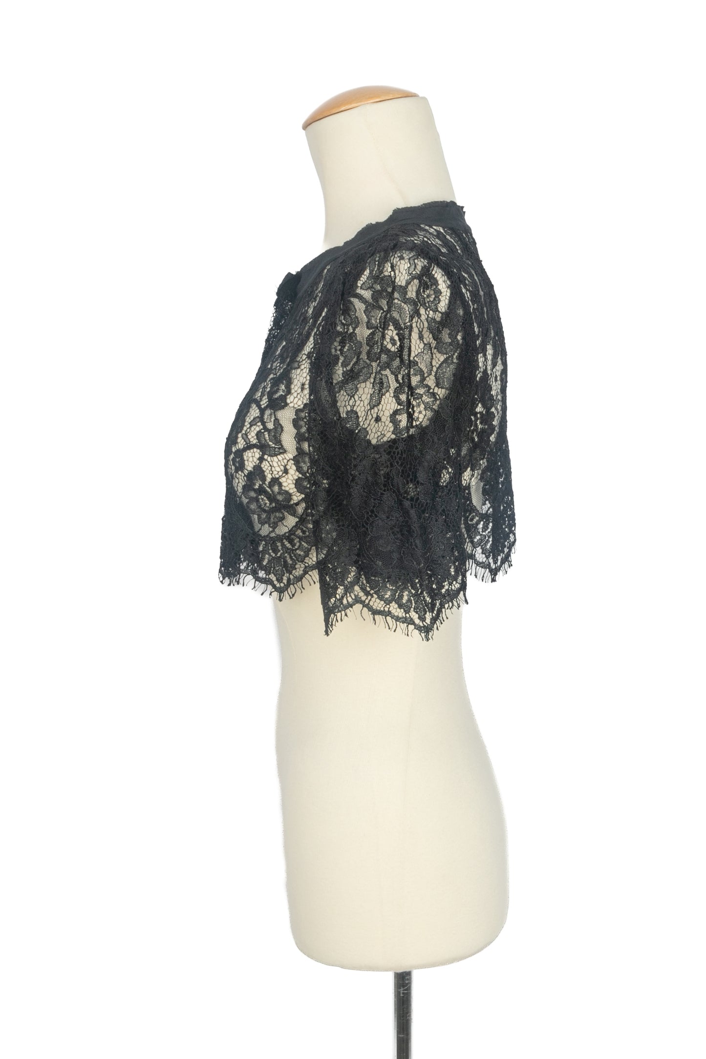 Haut en dentelle noire Dolce&Gabanna