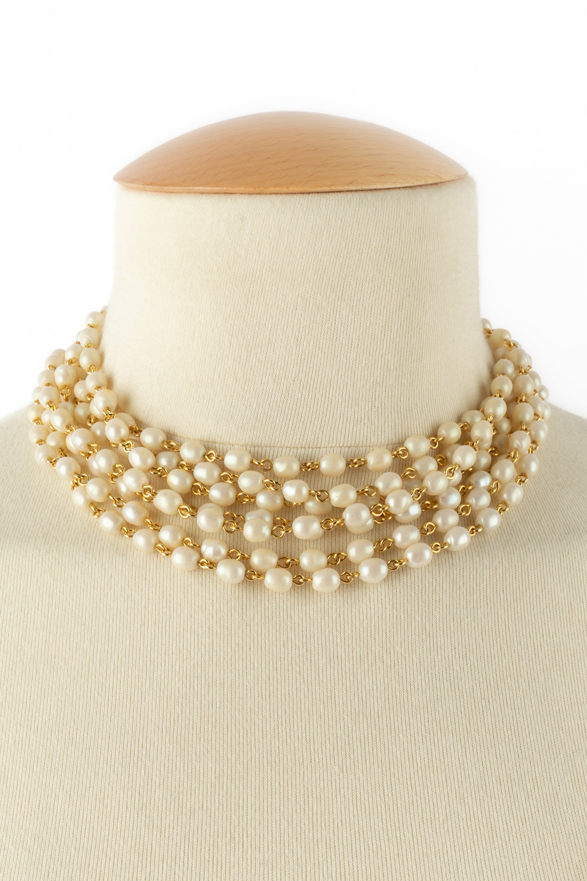 Collier de perles Karl Lagerfeld