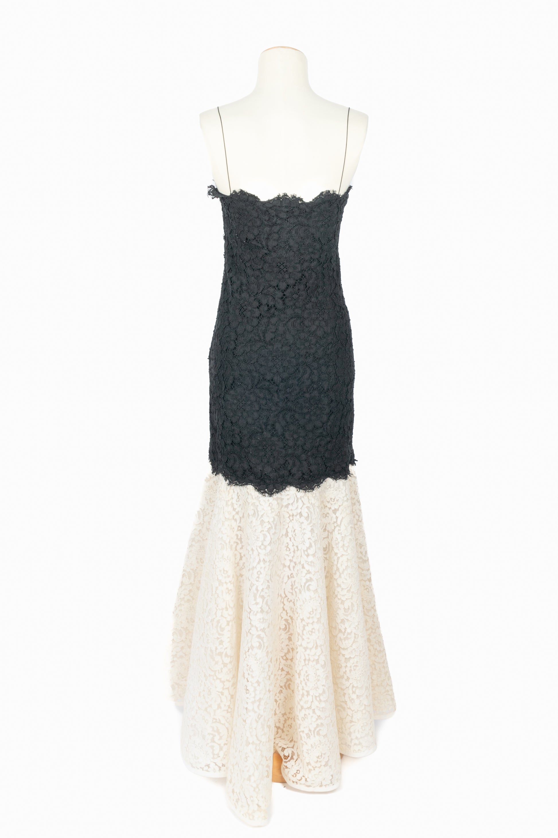 Robe en guipue Yves Saint Laurent Haute Couture 